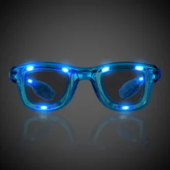 Windy City Novelties LED Retro Sunglasses Blue