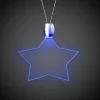 Hot Windy City Novelties Blue LED Star Pendant Necklaces