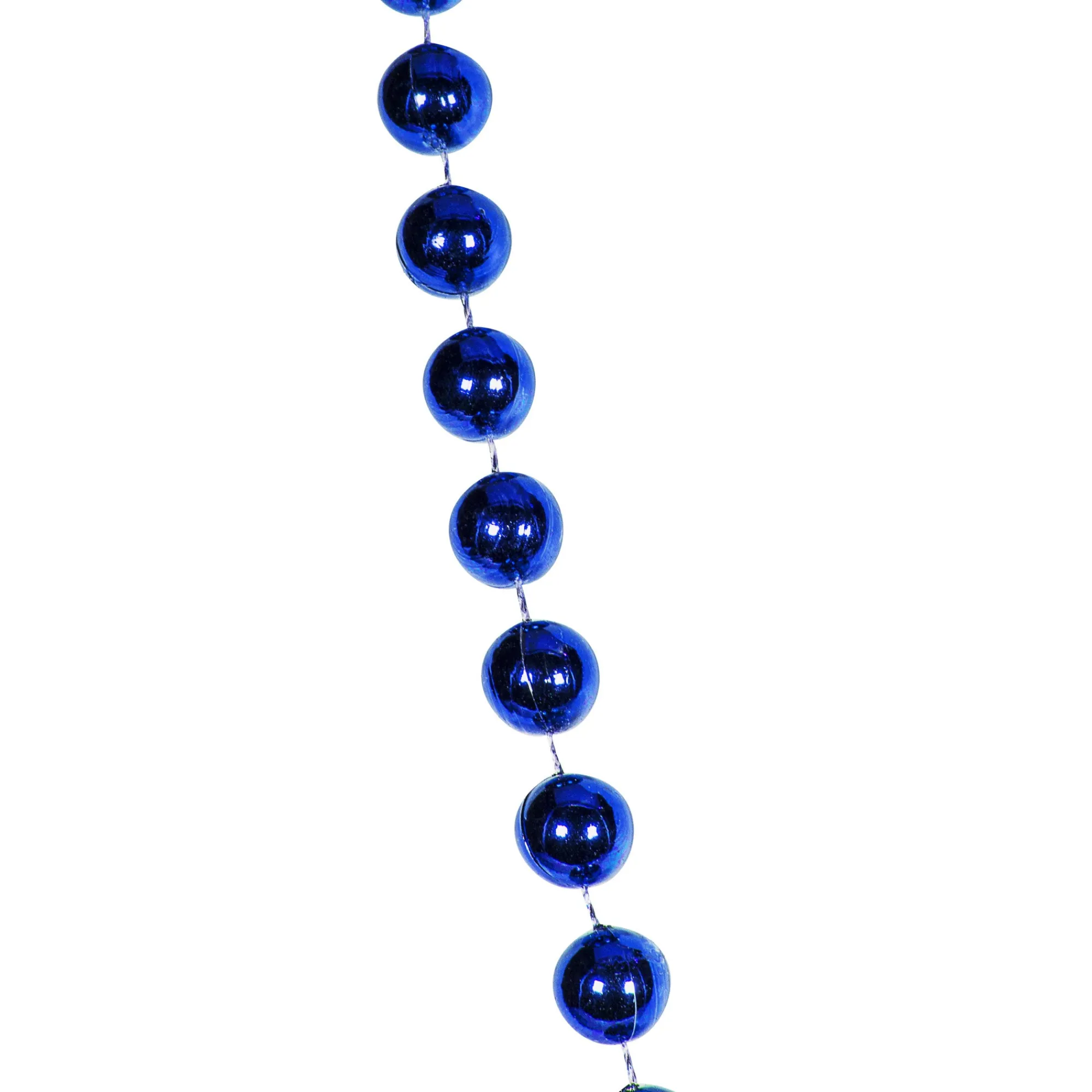 Windy City Novelties 33" 12mm Bead Necklaces Blue