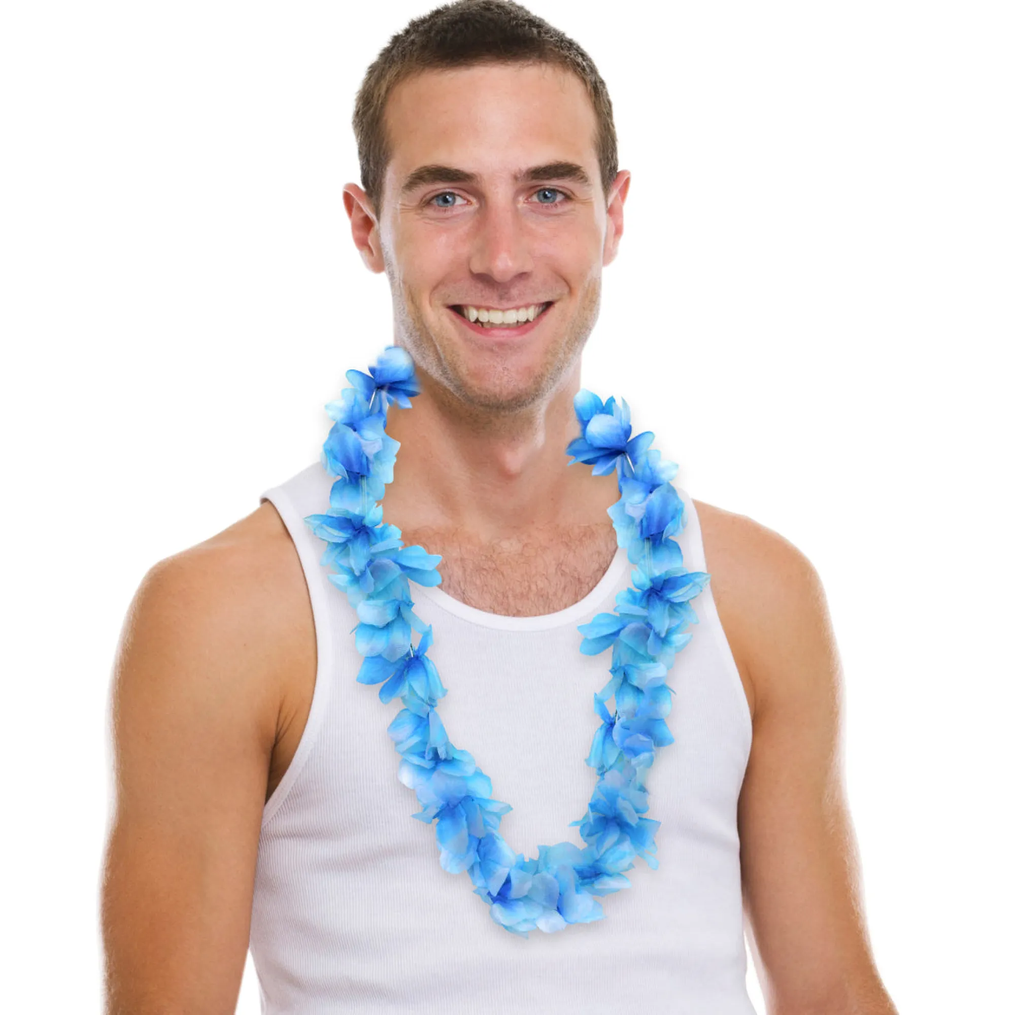 Sale Windy City Novelties Silk Flower 36" Leis Blue