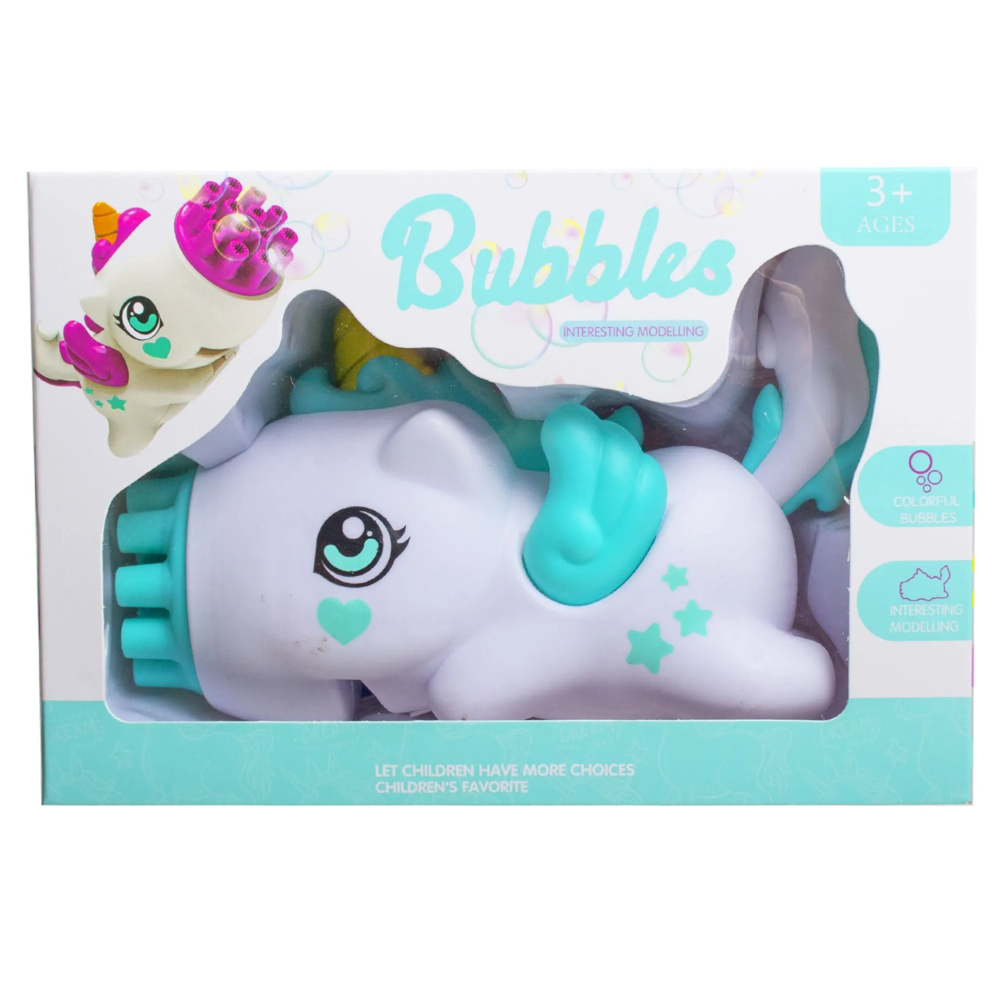 Clearance Windy City Novelties Blue Unicorn Bubble Blaster