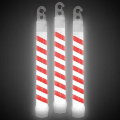 Clearance Windy City Novelties Candy Cane 6" Glow Sticks