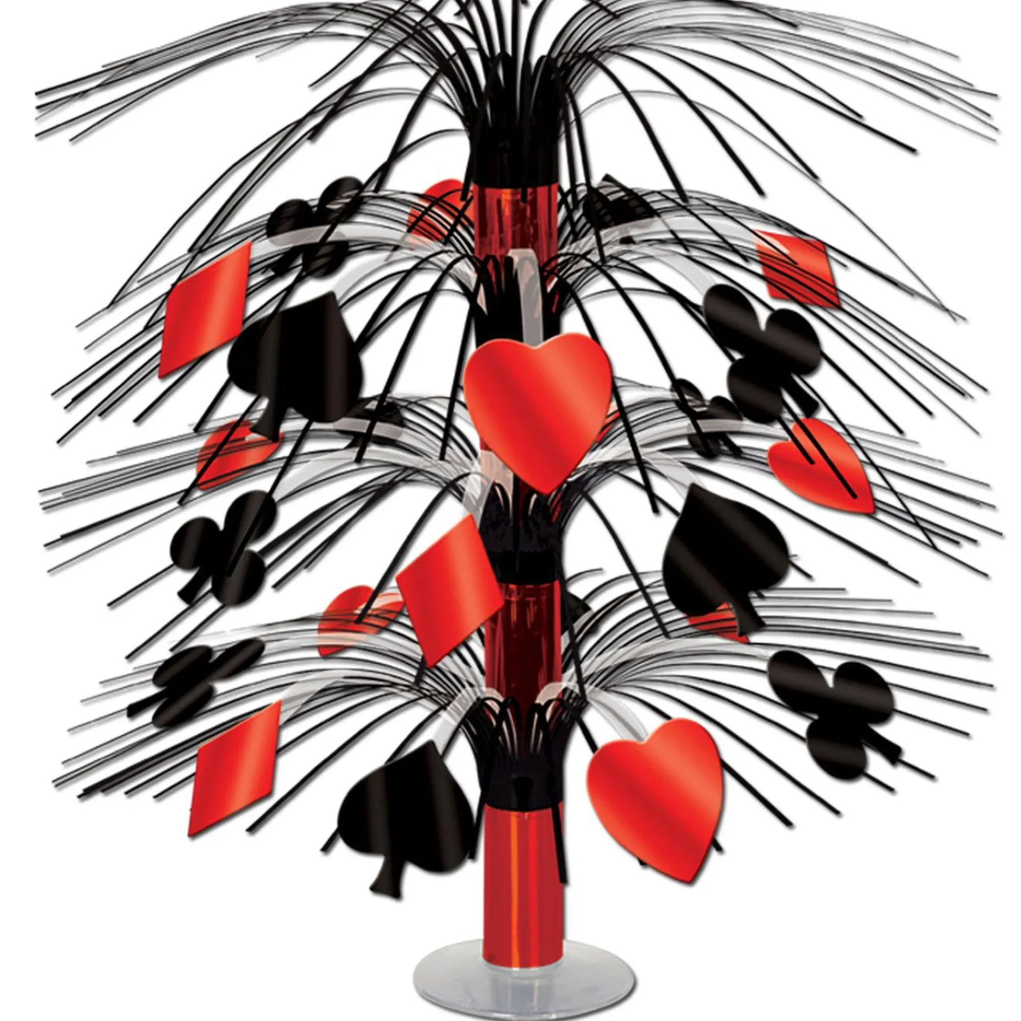 New Windy City Novelties Card Suit 18" Cascade Centerpiece