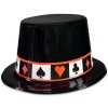 New Windy City Novelties Casino Black Top Hat