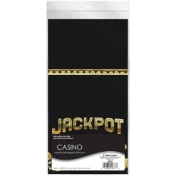 Online Windy City Novelties Casino Jackpot Metallic Table Cover