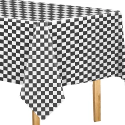 Hot Windy City Novelties Checkered Plastic Table Cover