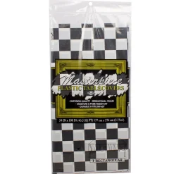 Hot Windy City Novelties Checkered Plastic Table Cover