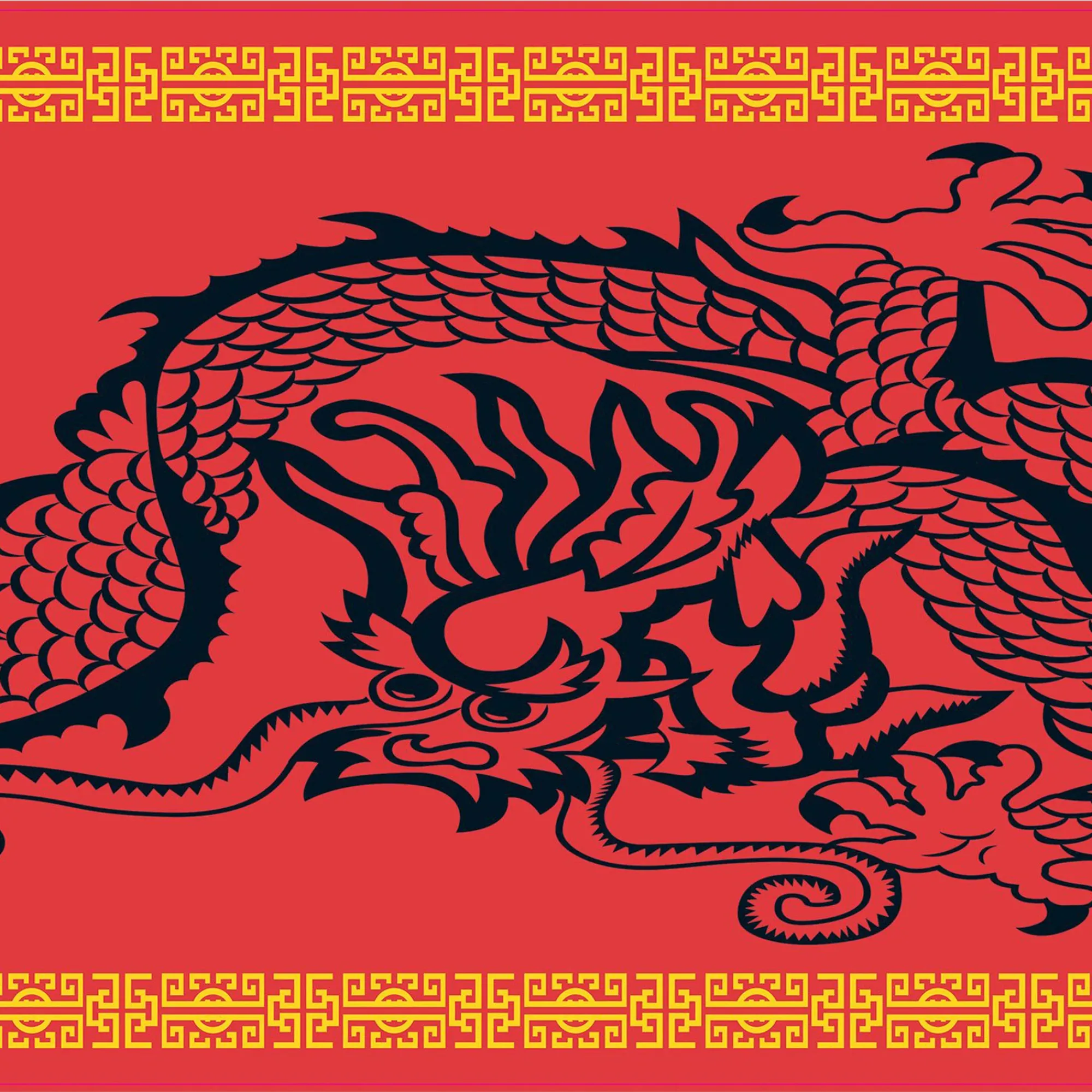 Best Windy City Novelties Chinese Dragon Table Runner