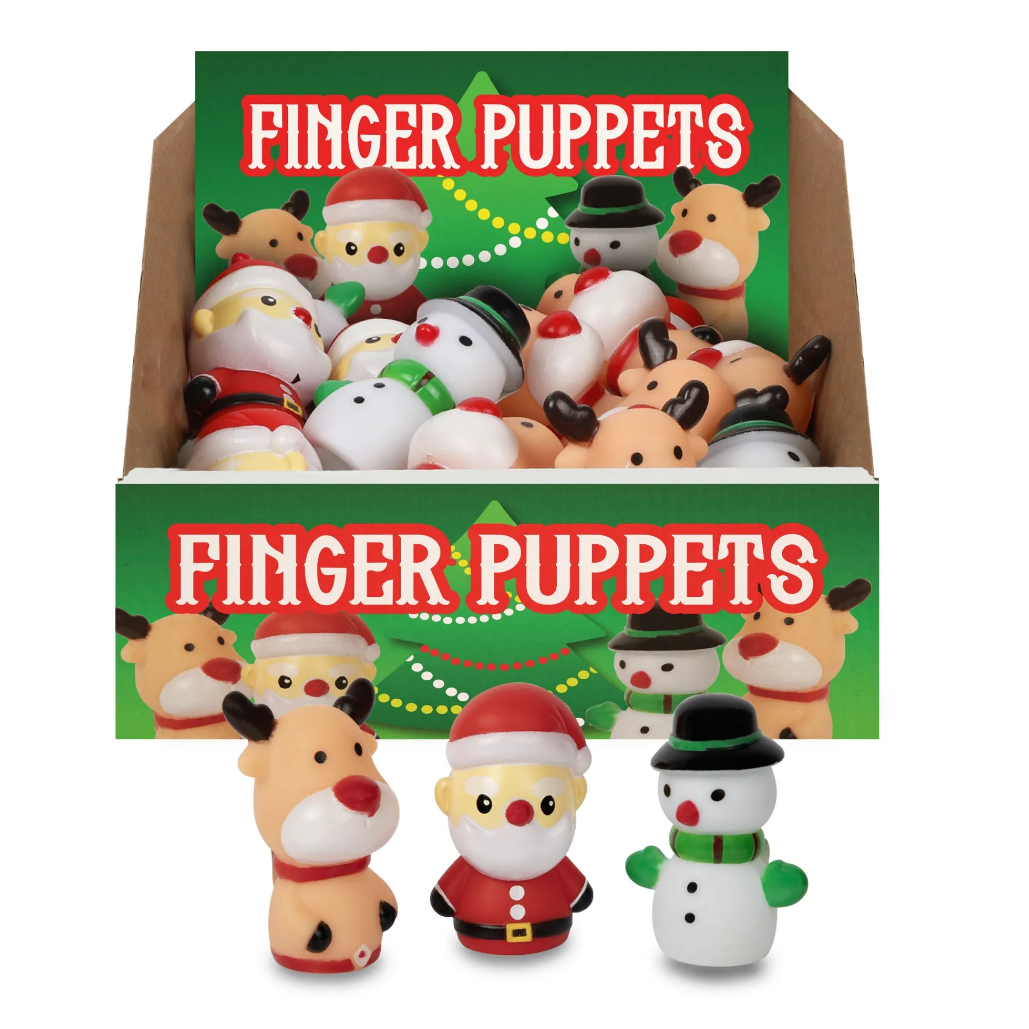 Windy City Novelties Christmas Finger Puppets Retail Display