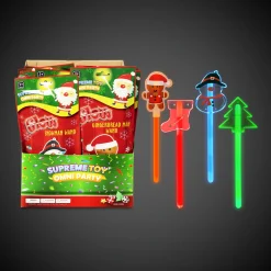 Discount Windy City Novelties Christmas Glow Wands Retail Counter Display