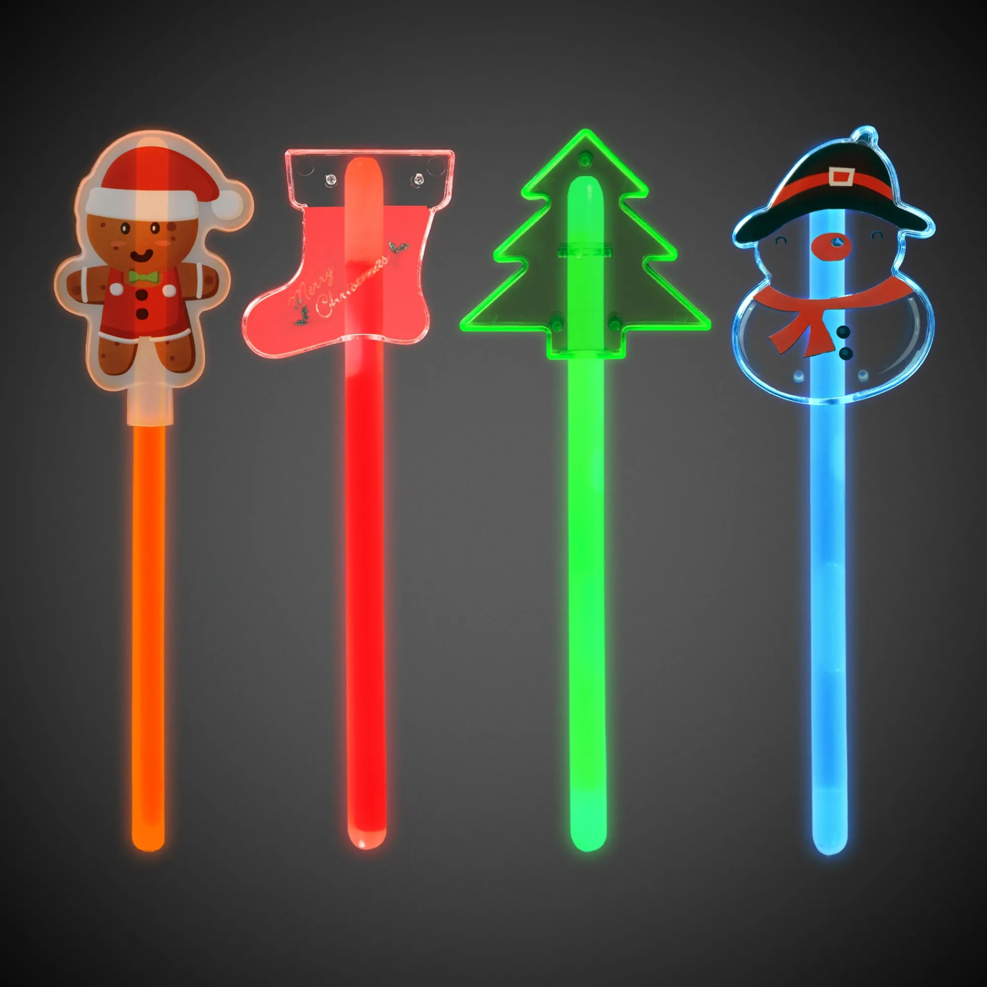 Discount Windy City Novelties Christmas Glow Wands Retail Counter Display