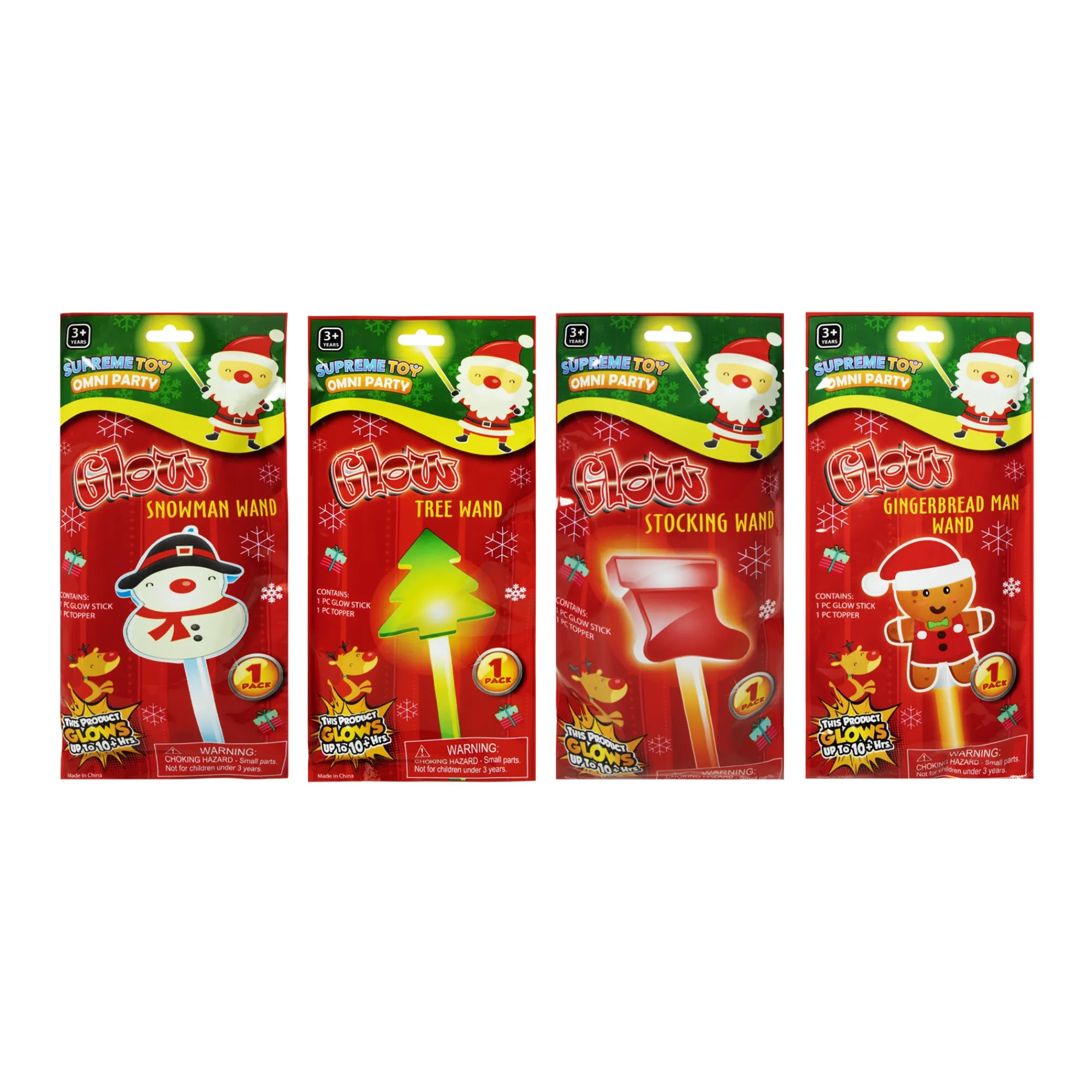 Discount Windy City Novelties Christmas Glow Wands Retail Counter Display