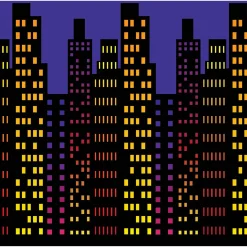 Sale Windy City Novelties City Skyline Room Roll