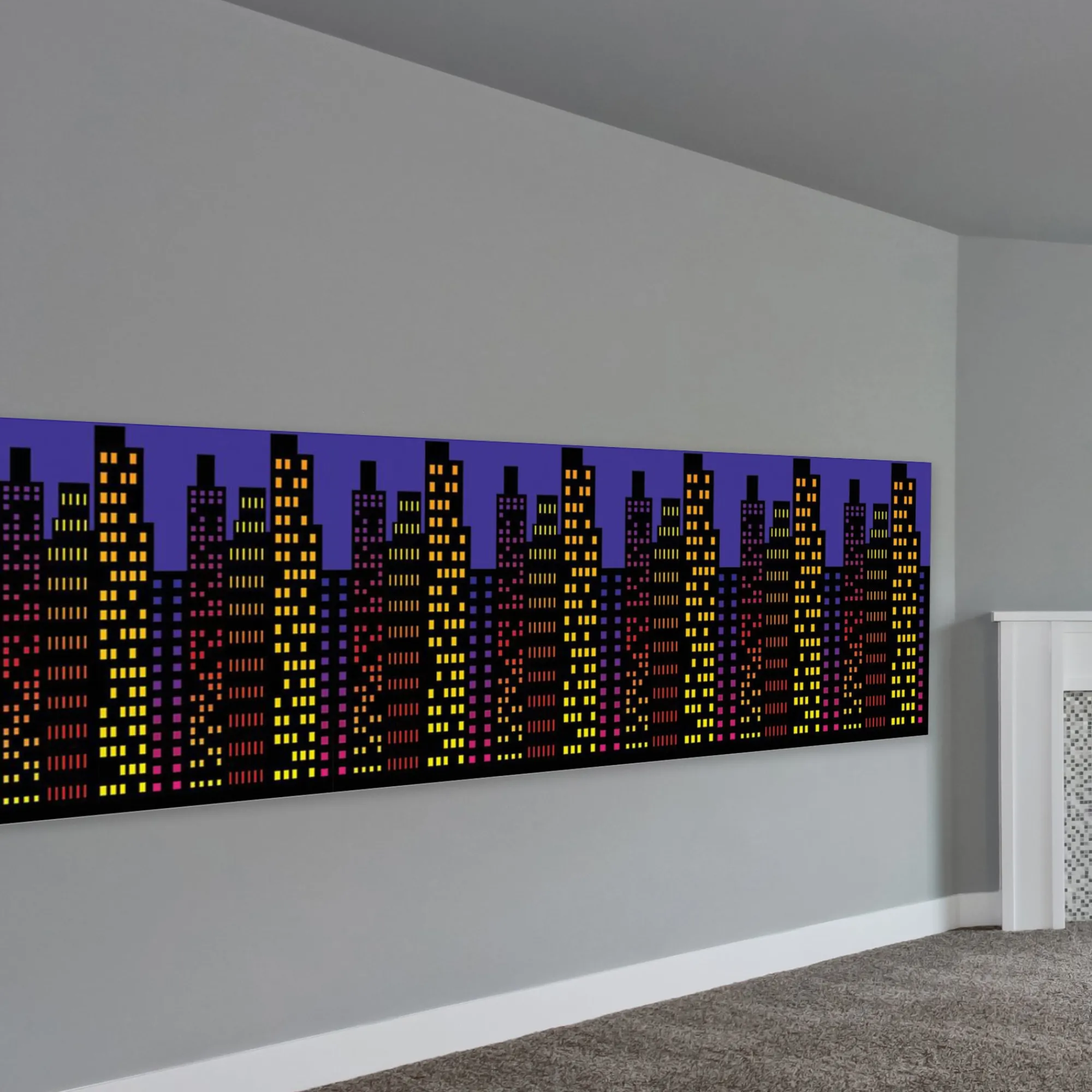 Sale Windy City Novelties City Skyline Room Roll