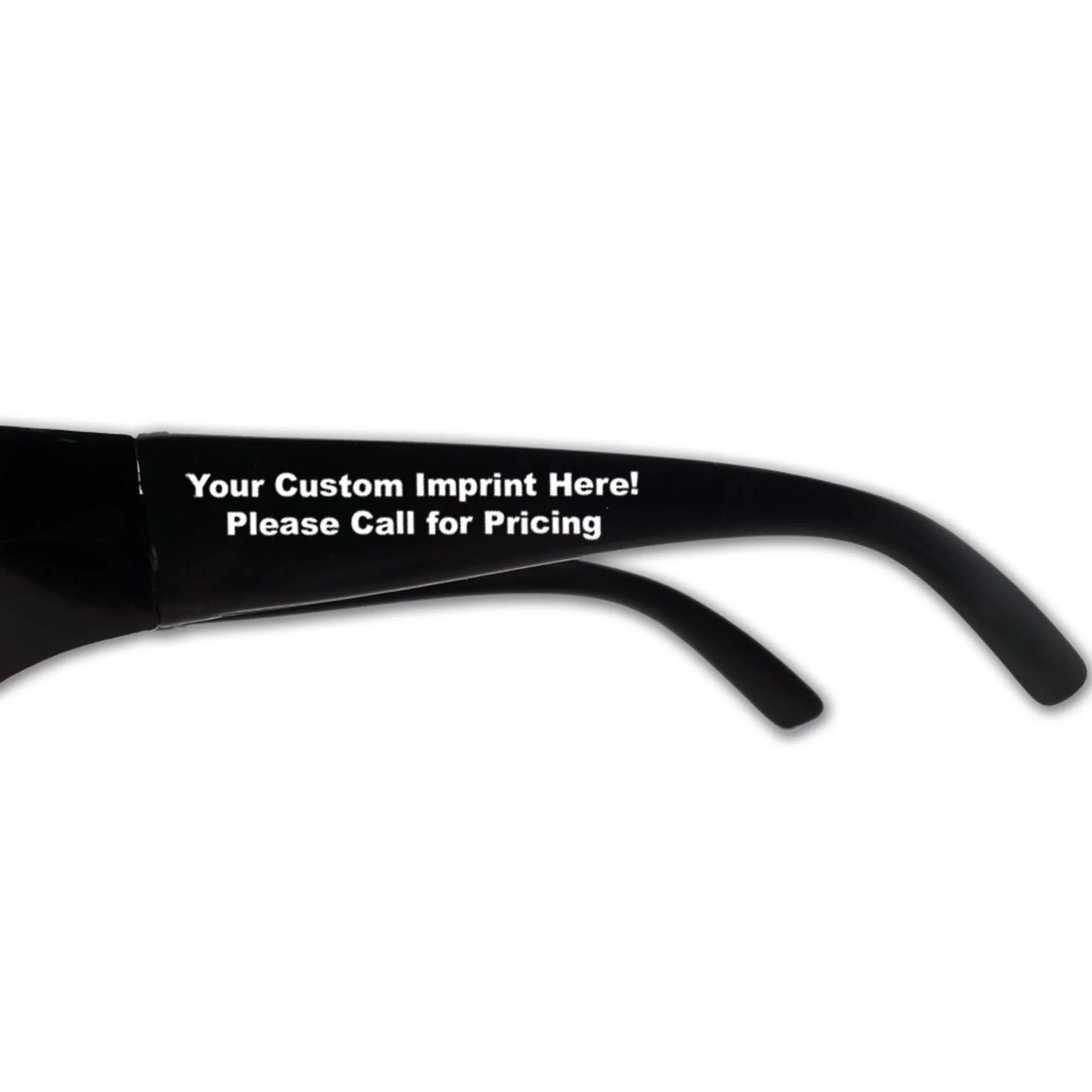 Windy City Novelties Colored Lens Black Wrap Sunglasses