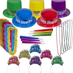 Best Windy City Novelties Colorful Showboat New Year Party Kit For 100