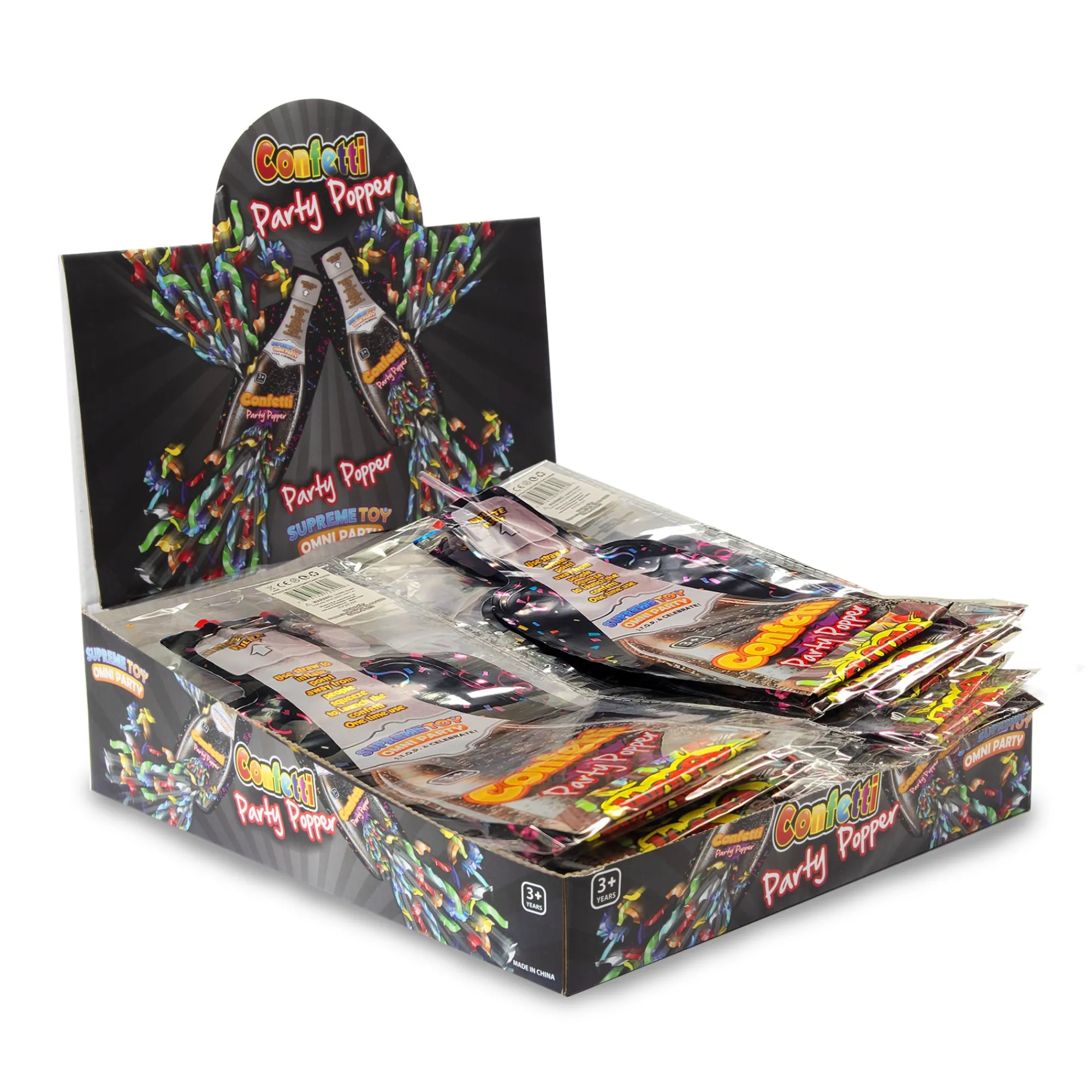 Sale Windy City Novelties Confetti Poppers Retail Counter Display