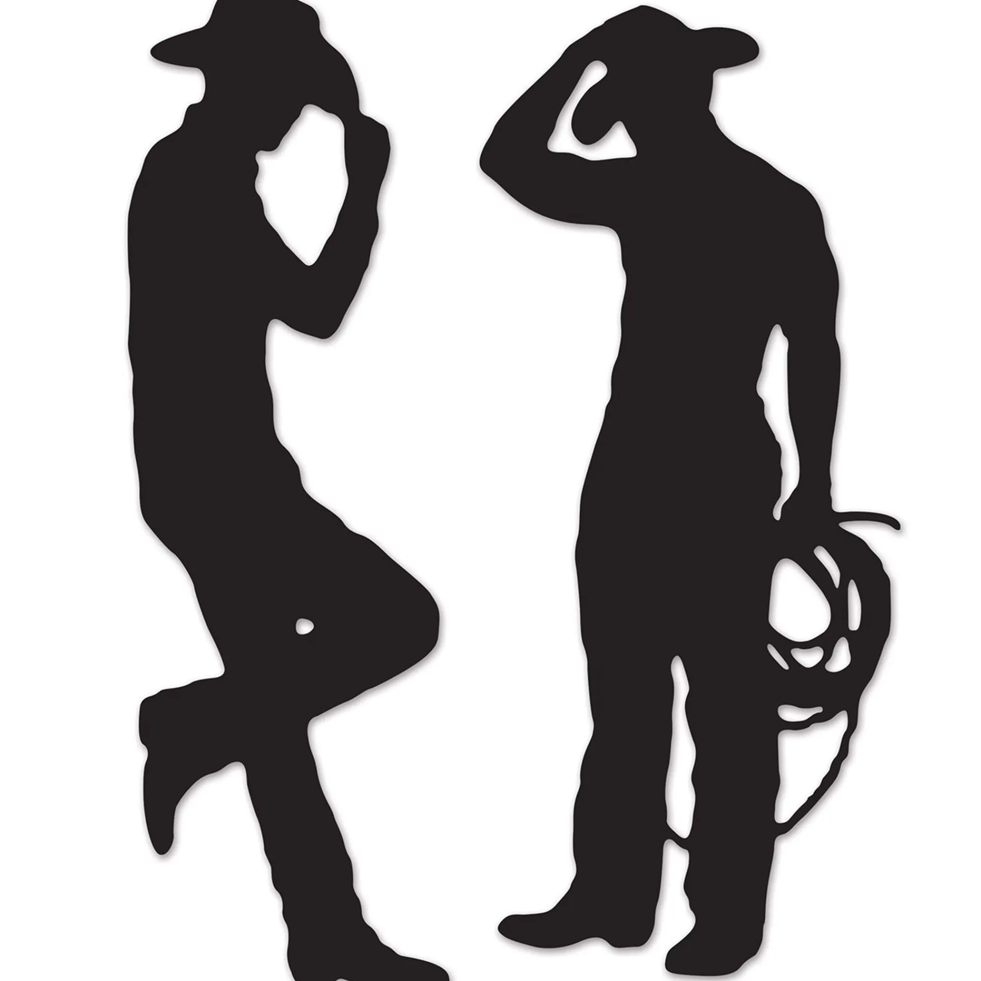 Hot Windy City Novelties Cowboy Silhouettes