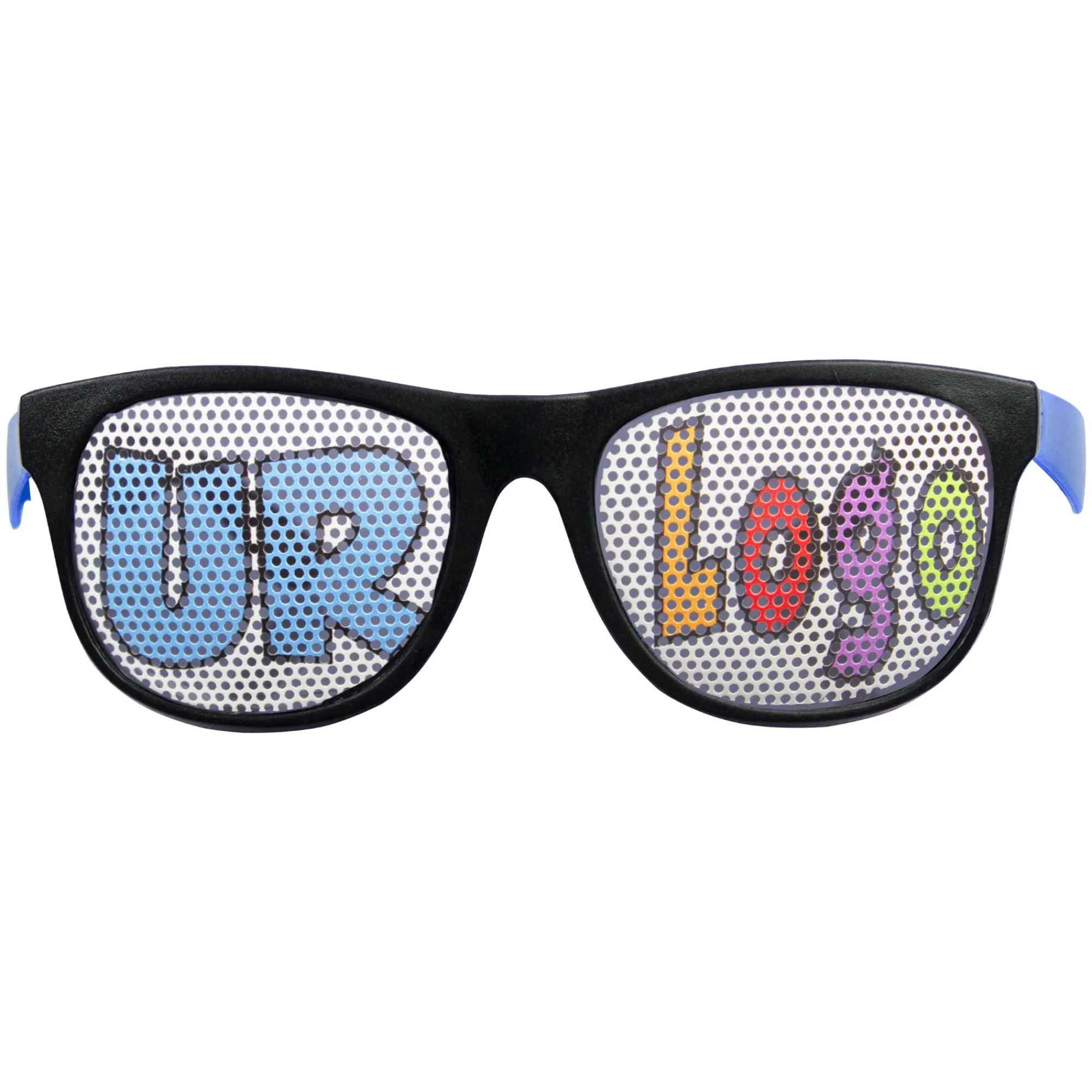 Clearance Windy City Novelties Custom Blue Billboard Novelty Sunglasses