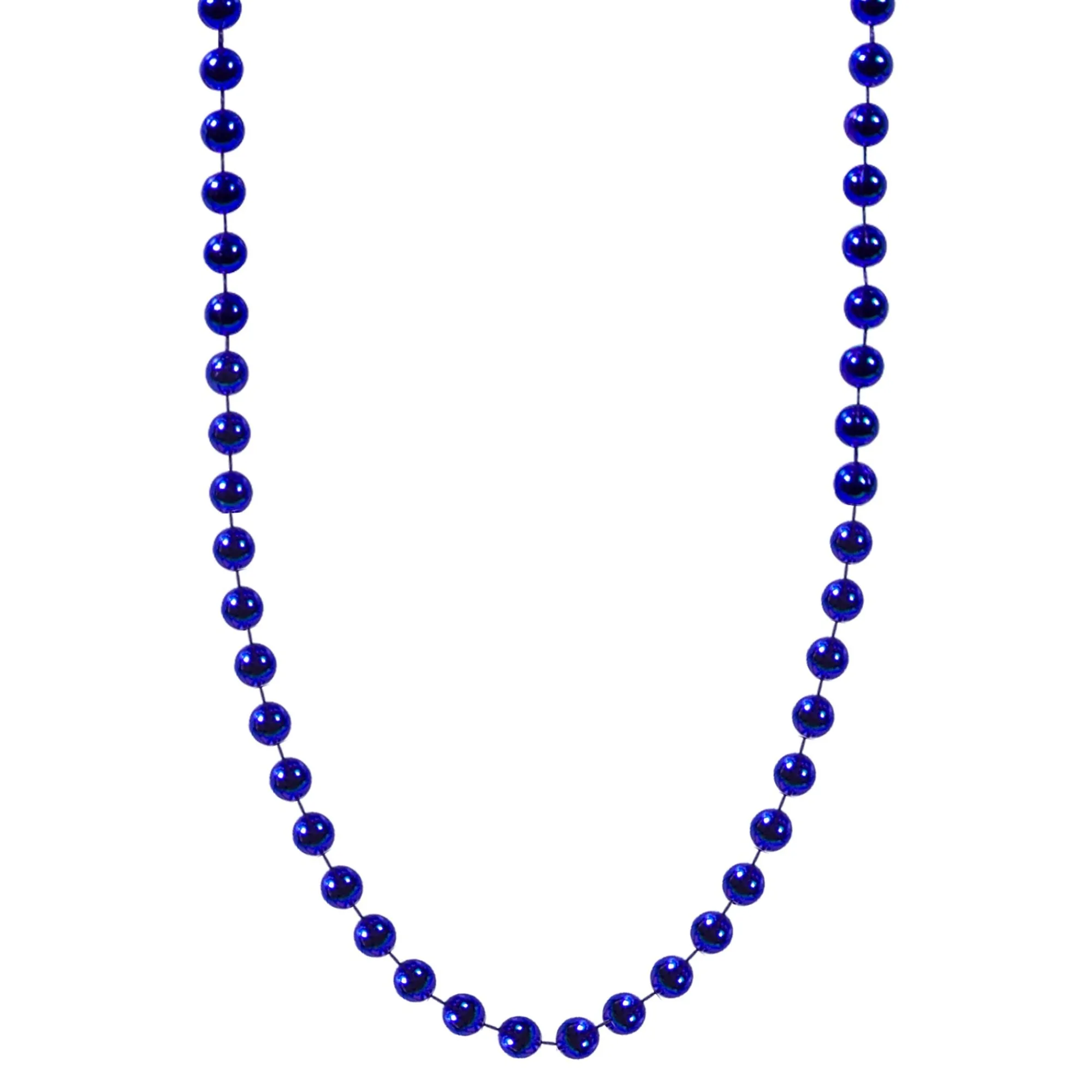 Sale Windy City Novelties Dark Blue 7mm Bead 33" Necklaces