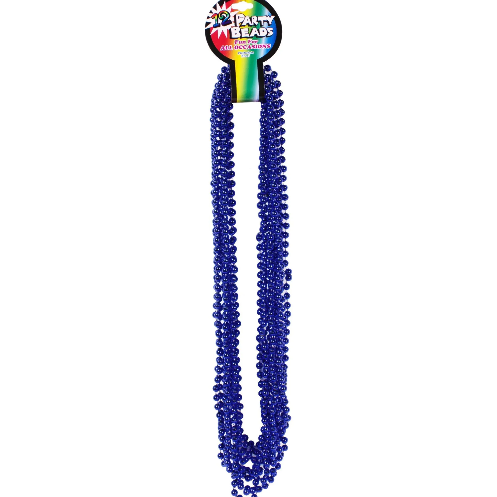 Sale Windy City Novelties Dark Blue 7mm Bead 33" Necklaces