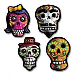Hot Windy City Novelties Day of the Dead Sugar Skull Cutouts