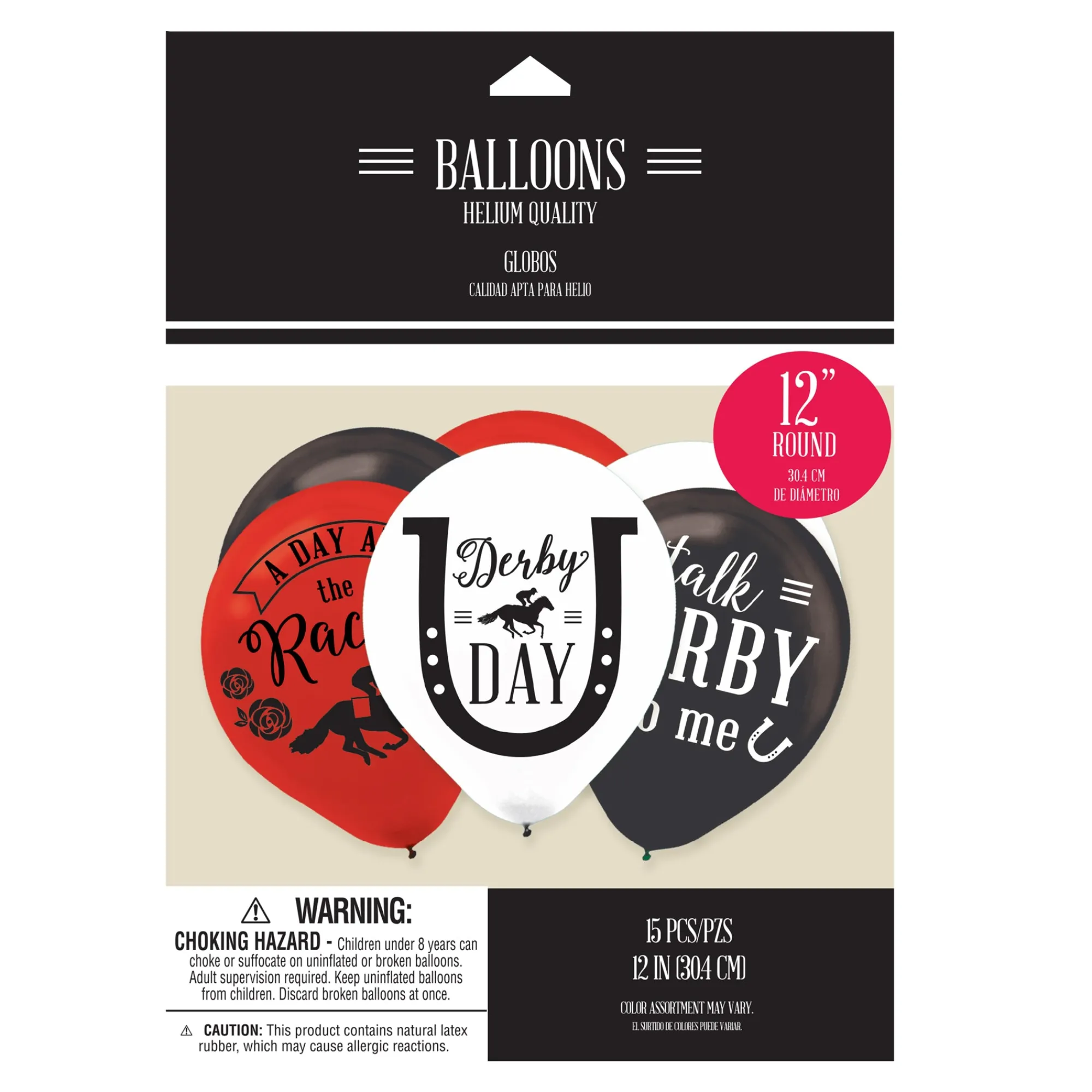 Sale Windy City Novelties Derby Day 12" Latex Balloons