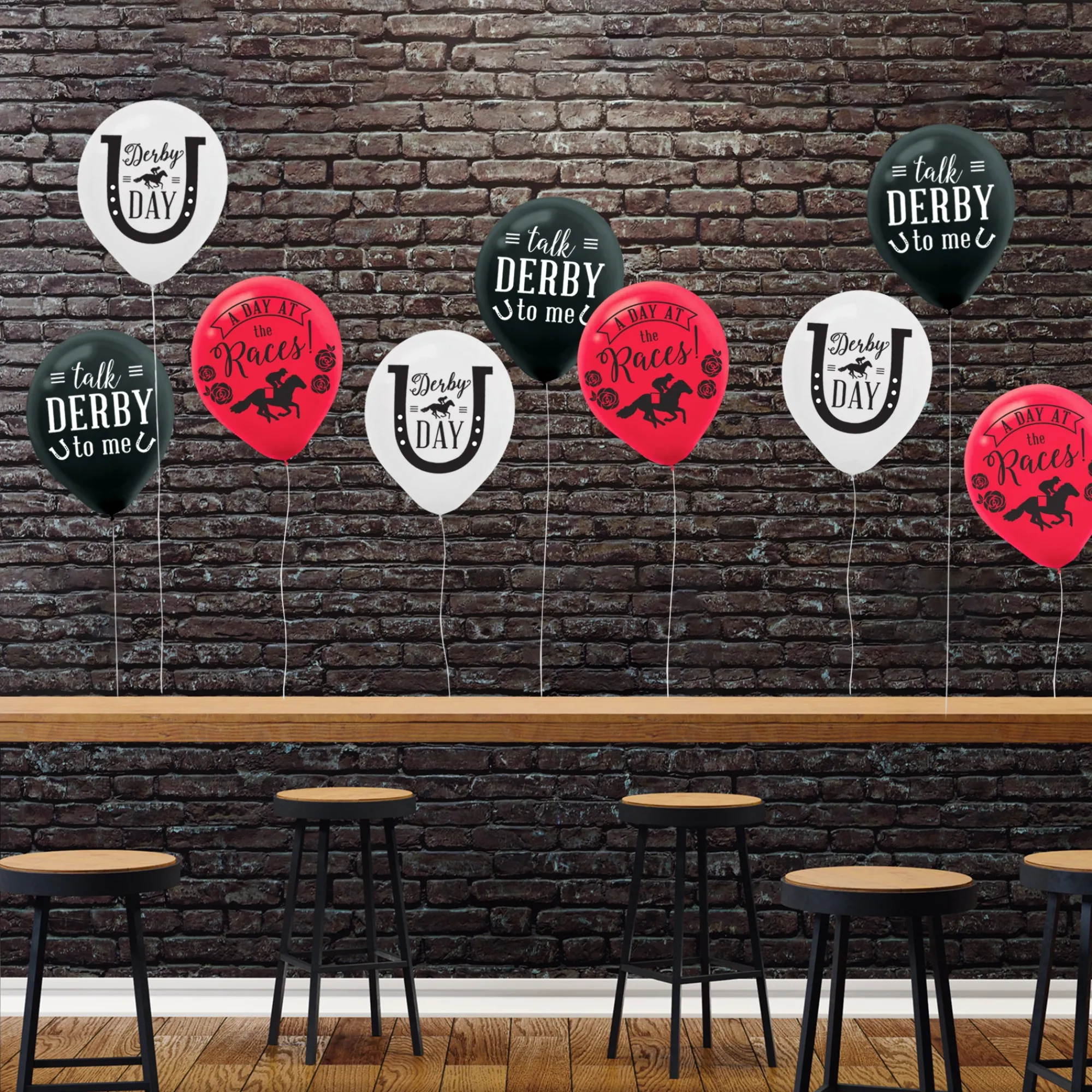 Sale Windy City Novelties Derby Day 12" Latex Balloons