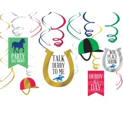 Discount Windy City Novelties Derby Day Swirl Decorations