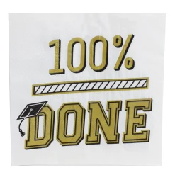 Hot Windy City Novelties 100% Done Grad Lunch Napkins