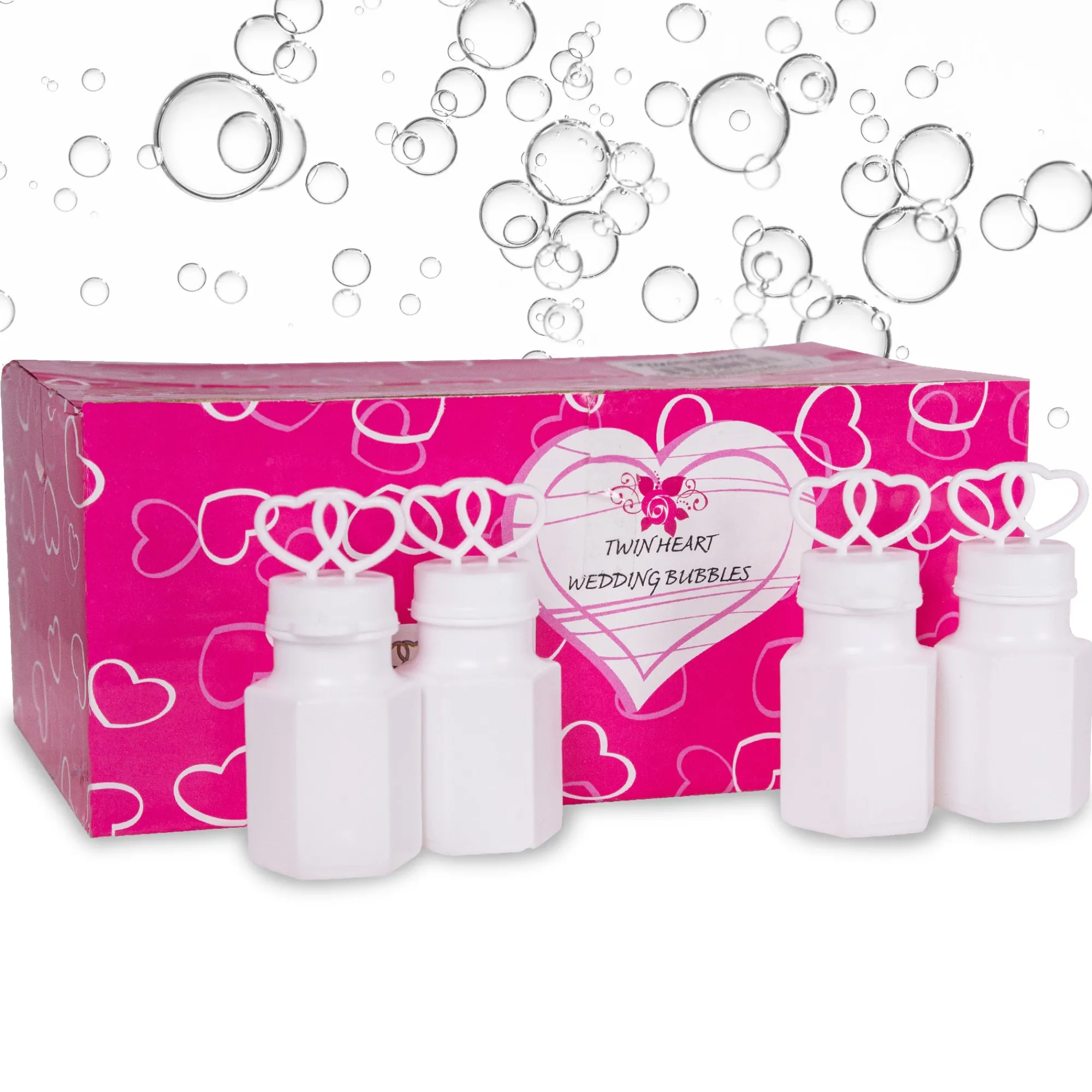 Clearance Windy City Novelties Double Heart Bubble Bottles