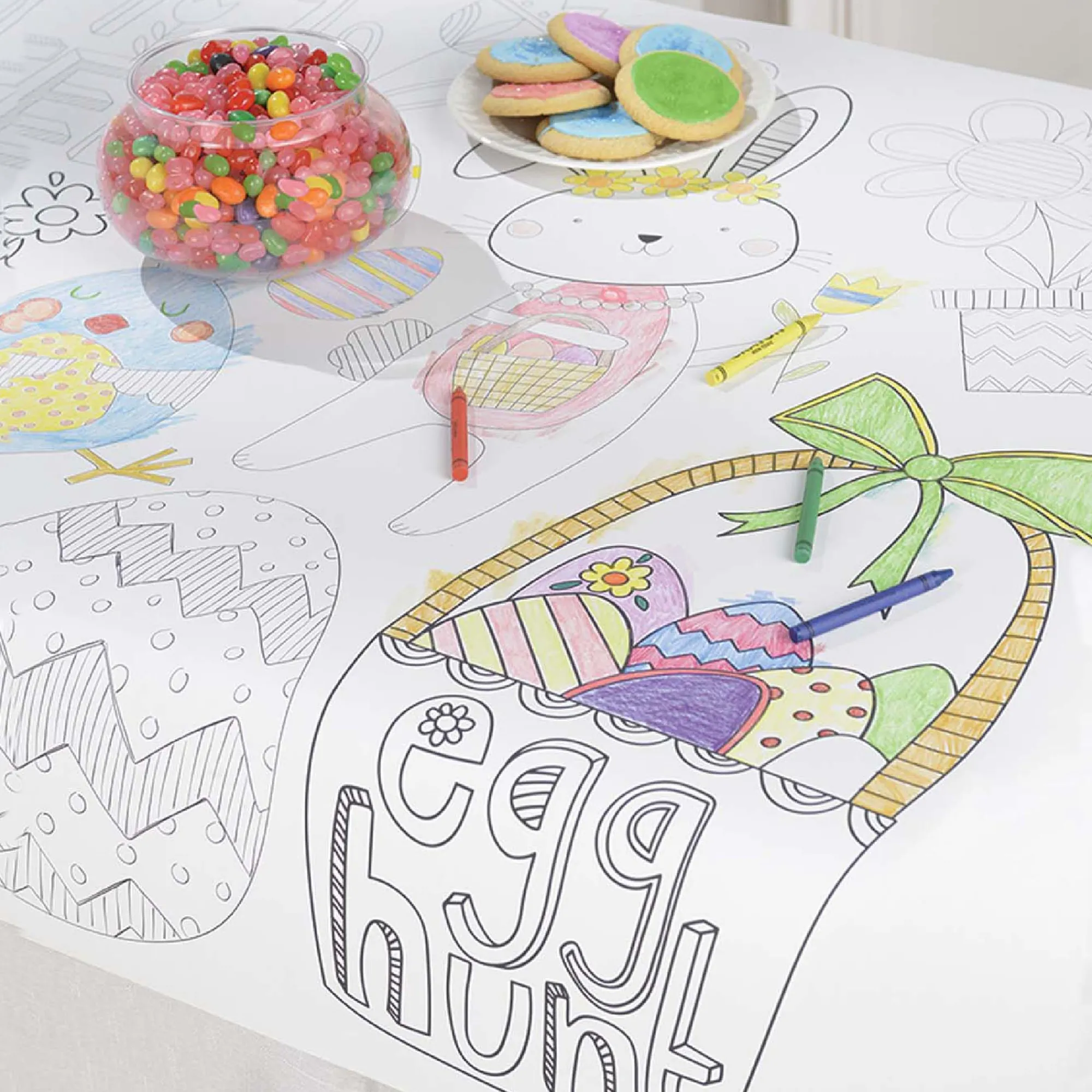 Online Windy City Novelties Easter Color-In 48"x36" Table Cover