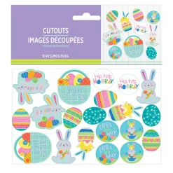 Online Windy City Novelties Easter Mini Glitter Cutouts