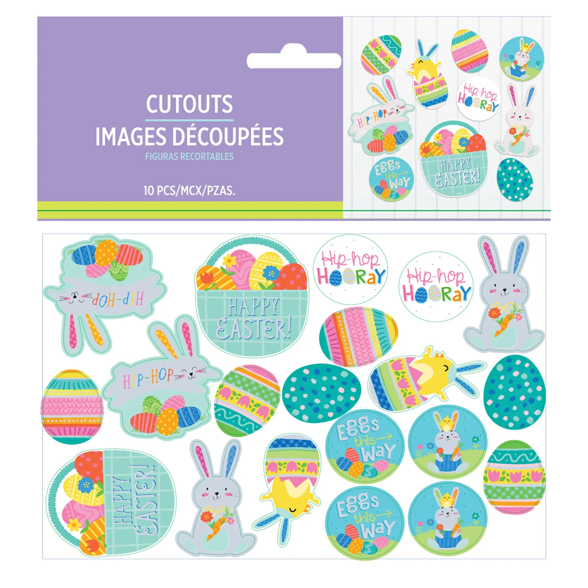Online Windy City Novelties Easter Mini Glitter Cutouts