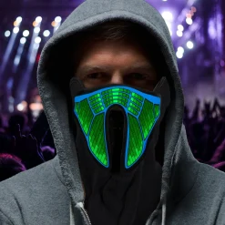 Clearance Windy City Novelties EL LED Sound Activated Face Mask