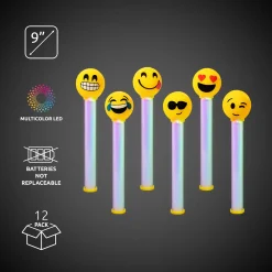 New Windy City Novelties Emojicon LED Wands