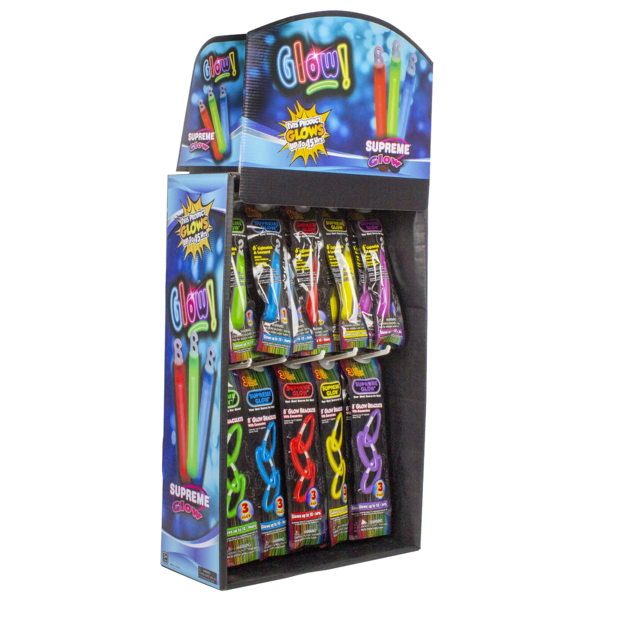 New Windy City Novelties Everyday Glow Retail Floor Display