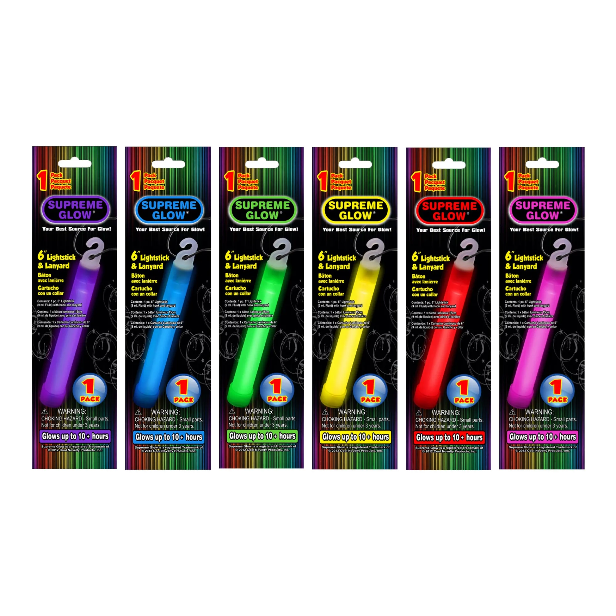 Discount Windy City Novelties Everyday Glow Sticks Retail Counter Display