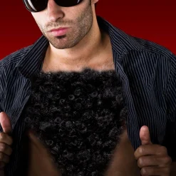 Outlet Windy City Novelties Fake Chest Hair Costume