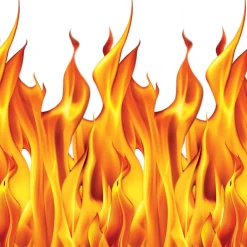 Discount Windy City Novelties Fire & Flames Border Roll
