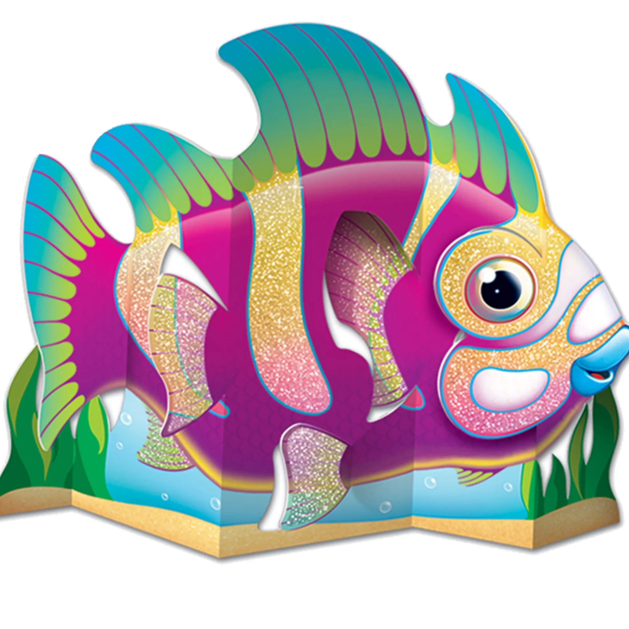Windy City Novelties Fish Glitter Centerpiece