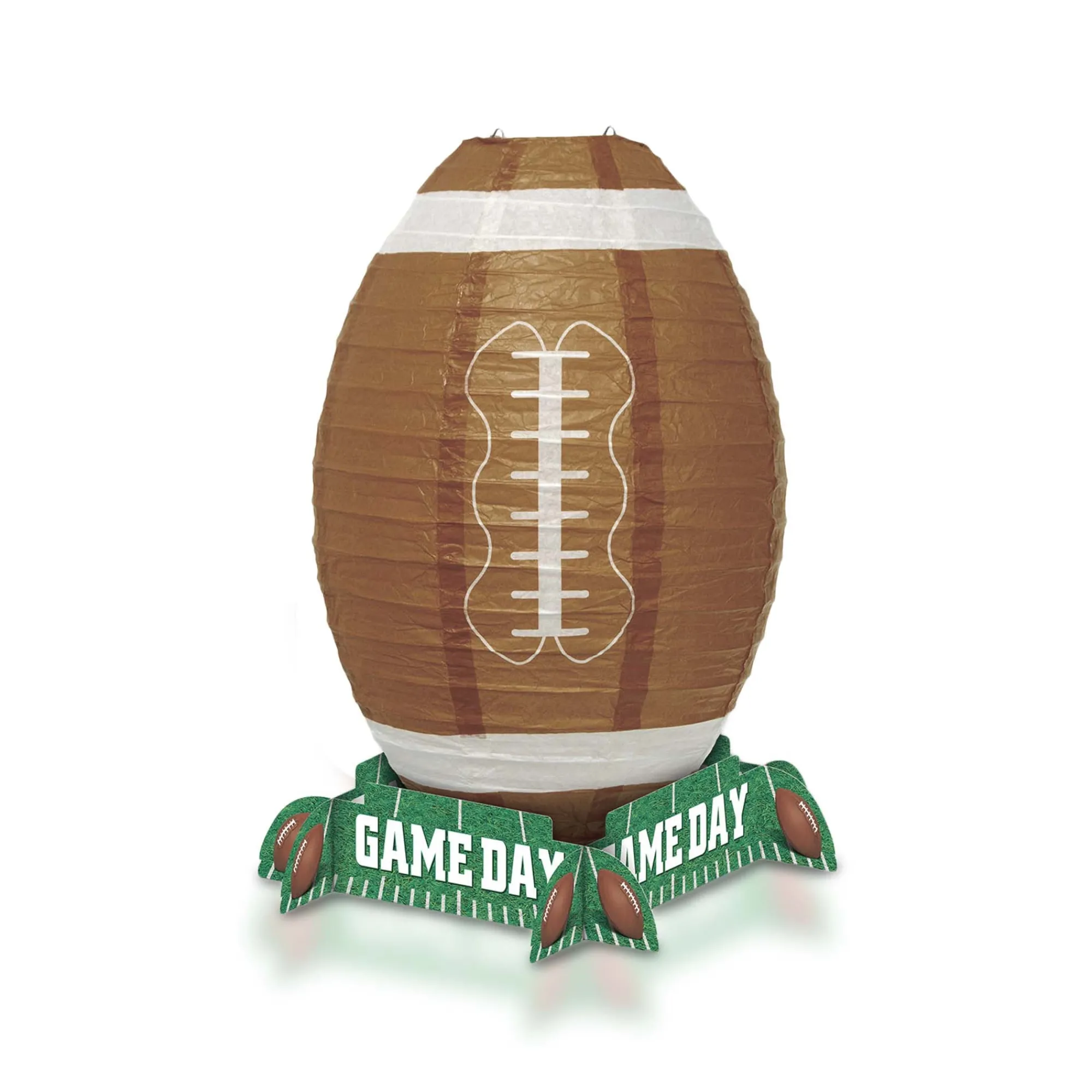 Clearance Windy City Novelties Football Lantern 11" Centerpiece