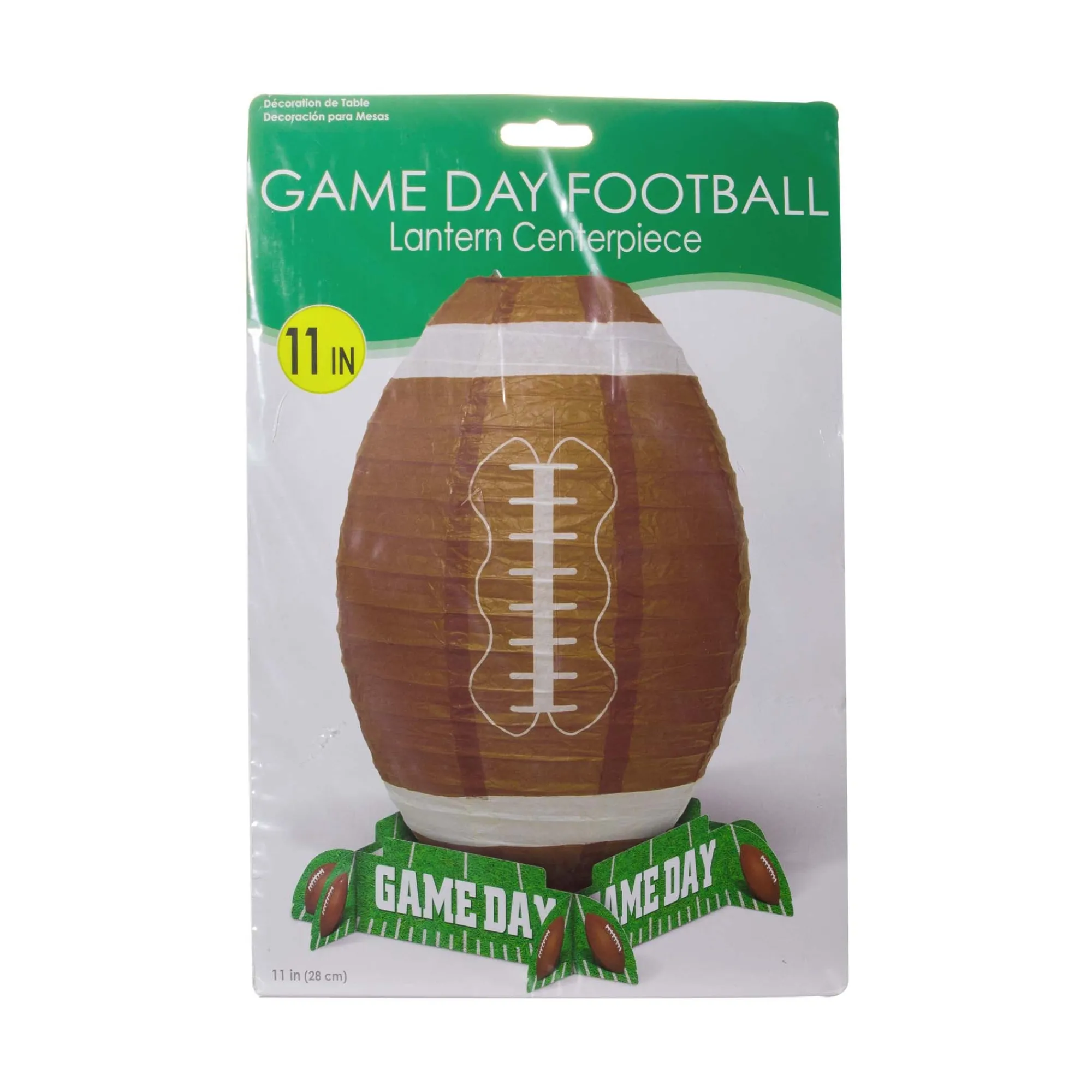 Clearance Windy City Novelties Football Lantern 11" Centerpiece