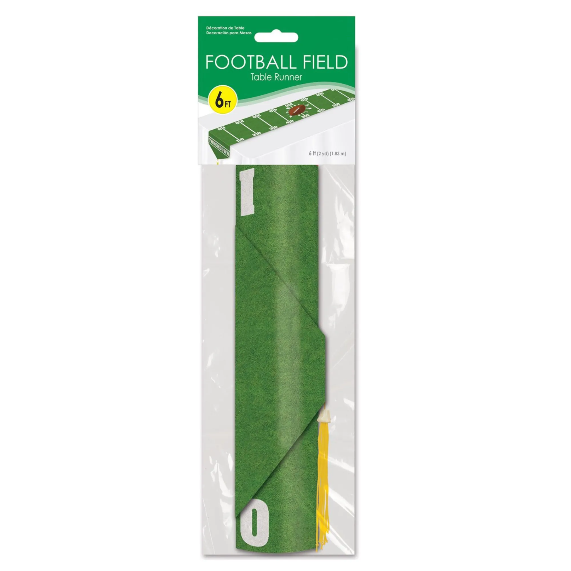 Hot Windy City Novelties Game Day Football Field Table Runner