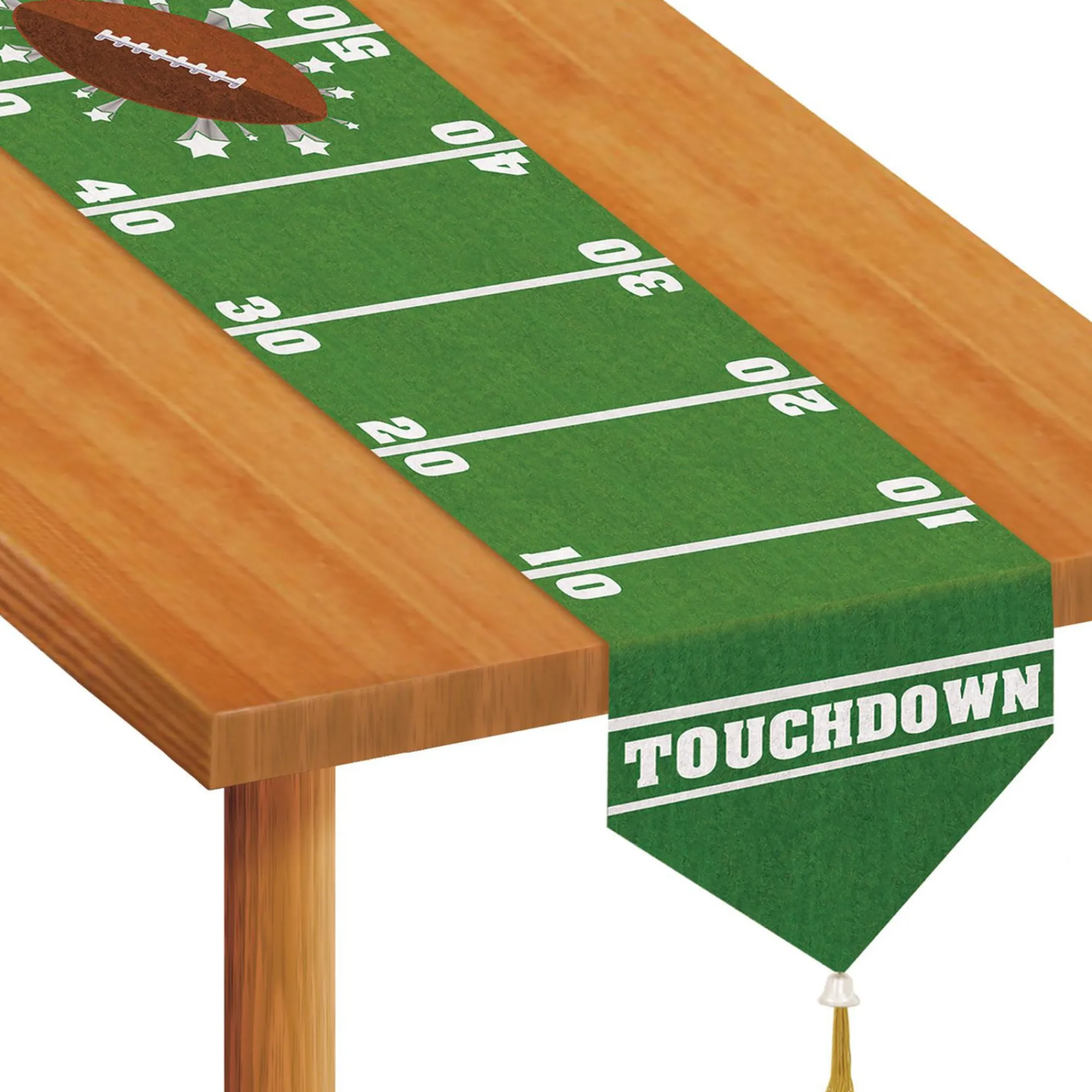Hot Windy City Novelties Game Day Football Field Table Runner