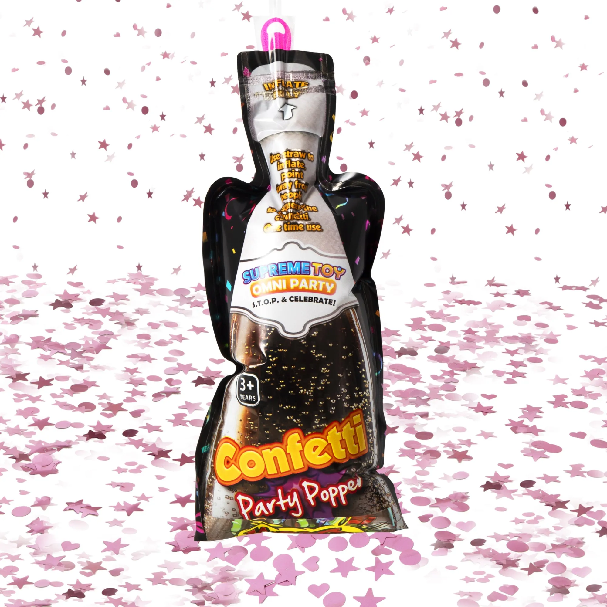 Clearance Windy City Novelties Gender Reveal Confetti Poppers Retail Counter Display