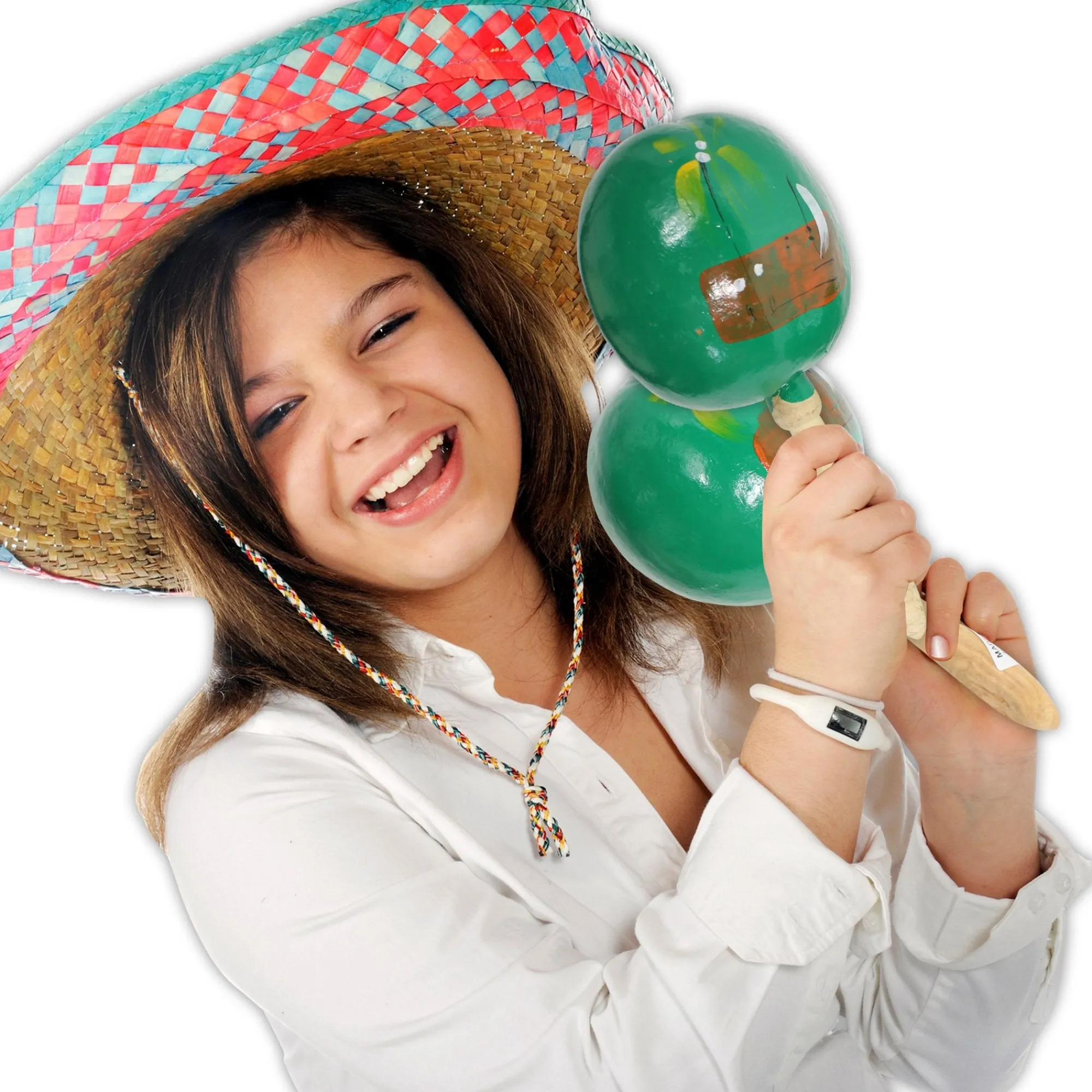 Hot Windy City Novelties Genuine Hand-Painted Maracas