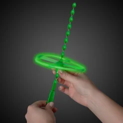 New Windy City Novelties Glow Flying Spin Top