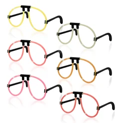 Best Windy City Novelties Glow in the Dark Assorted Colors Eyeglasses