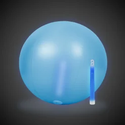 Discount Windy City Novelties Glow in the Dark 12" Beach Ball Blue